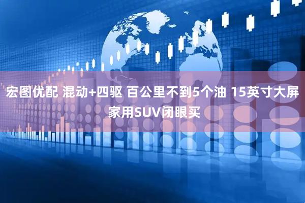 宏图优配 混动+四驱 百公里不到5个油 15英寸大屏 家用SUV闭眼买